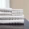 Hastings Home Hastings Home 8 Piece 100 Percent Cotton Plush Bath Towel Set - White 678455NZE - alternate 1